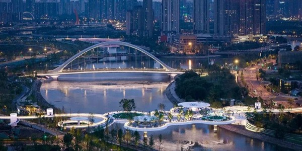 成都漂浮公園，一座橋，九種風(fēng)景